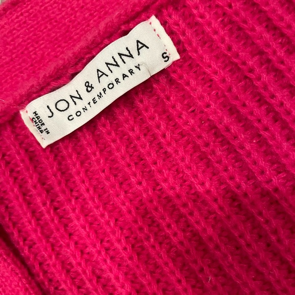 PINK JON & ANNA Button Cardigan - Picture 2 of 5